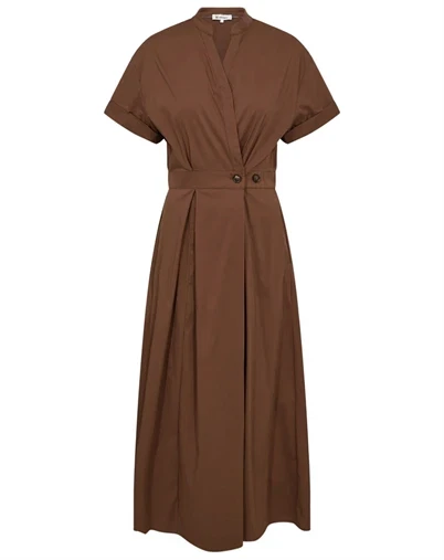 Co' Couture - ElaraCC Wrap Kjole - Suntan